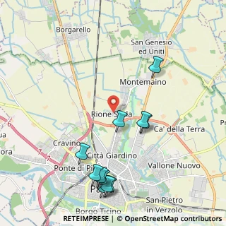 Mappa Piazzale Salvo D'Acquisto, 27100 Pavia PV, Italia (2.40727)