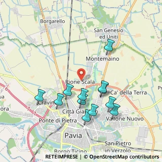 Mappa Piazzale Salvo D'Acquisto, 27100 Pavia PV, Italia (1.89917)