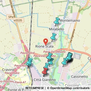 Mappa Piazzale Salvo D'Acquisto, 27100 Pavia PV, Italia (1.2065)