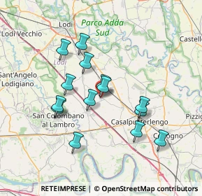 Mappa 26822 Brembio LO, Italia (6.35929)