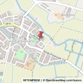 Mappa Via Poma, 13, 27010 Cura Carpignano, Pavia (Lombardia)
