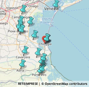 Mappa Via Guido Lionello, 30015 Chioggia VE, Italia (15.872)