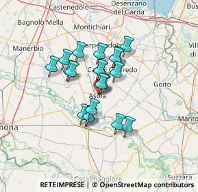 Mappa Strada Seconda, 46041 Asola MN, Italia (9.676)