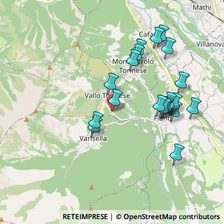 Mappa Via Torino, 10070 Vallo torinese TO, Italia (2.0325)
