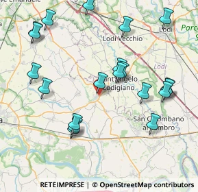 Mappa Via Lodi, 27019 Villanterio PV, Italia (8.9335)