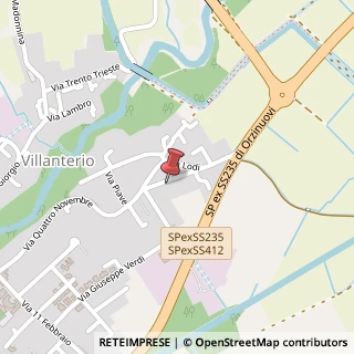 Mappa Via XXV Aprile, 4B, 27019 Villanterio, Pavia (Lombardia)