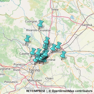 Mappa Via E. Segre, 10080 San Benigno Canavese TO, Italia (10.565)
