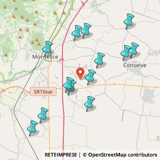 Mappa Via Caronte, 35043 Monselice PD, Italia (4.37615)