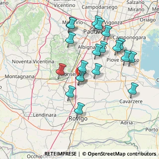 Mappa Via Caronte, 35043 Monselice PD, Italia (14.8135)