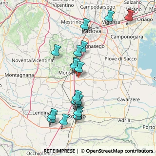 Mappa Via Caronte, 35043 Monselice PD, Italia (15.67722)