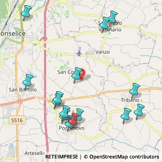 Mappa Via Caronte, 35043 Monselice PD, Italia (2.68133)