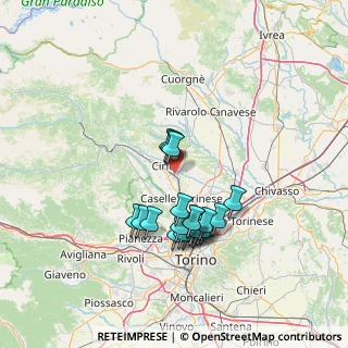 Mappa Via Domenico Valle, 10077 San Maurizio Canavese TO, Italia (12.6725)