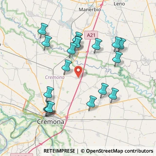 Mappa Via Piave, 26010 Corte De' Frati CR, Italia (8.255)