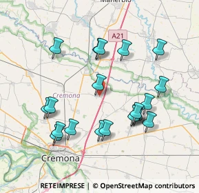 Mappa Via Piave, 26010 Corte De' Frati CR, Italia (7.679)