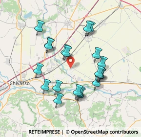 Mappa Via Crescentino, 13040 Saluggia VC, Italia (6.8495)