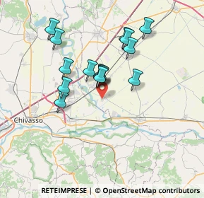 Mappa Via Crescentino, 13040 Saluggia VC, Italia (6.16)