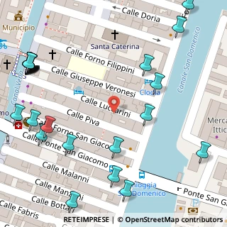 Mappa Calle Forno Filippini, 30015 Chioggia VE, Italia (0.0963)
