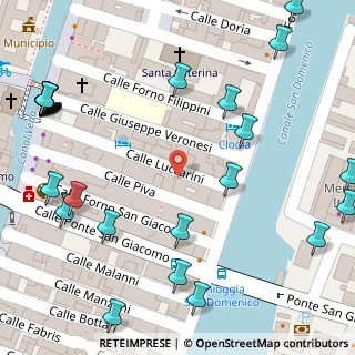 Mappa Calle Forno Filippini, 30015 Chioggia VE, Italia (0.09962)