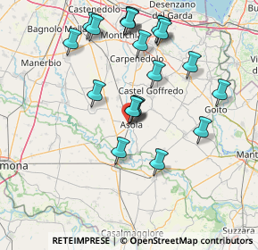 Mappa Via Giosuè Carducci, 46041 Asola MN, Italia (15.5175)