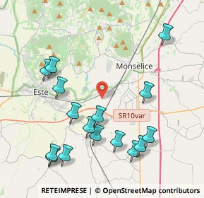 Mappa Via Ronchi, 35043 Monselice PD, Italia (4.5675)
