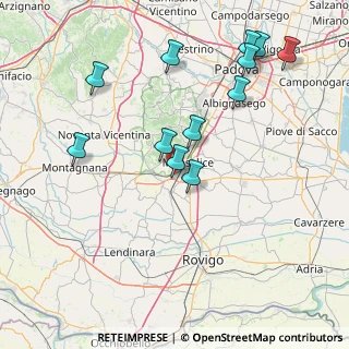 Mappa Via Ronchi, 35043 Monselice PD, Italia (16.59167)