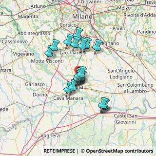 Mappa Via Mirabello, 27100 Pavia PV, Italia (10.1645)