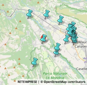 Mappa Strada della Chiesa, 10076 Grange di , Italia (4.3945)