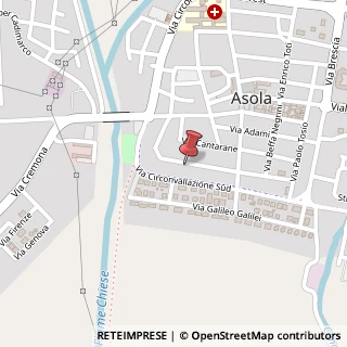 Mappa Via Andrea Torresano, 16, 46041 Asola, Mantova (Lombardia)