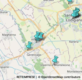 Mappa Via XXV Aprile, 27019 Villanterio PV, Italia (2.70167)