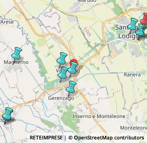 Mappa Via XXV Aprile, 27019 Villanterio PV, Italia (2.83636)