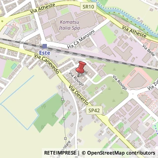 Mappa Via Rovigo, 99, 35042 Este, Padova (Veneto)