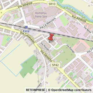 Mappa Via rovigo 115, 35042 Este, Padova (Veneto)
