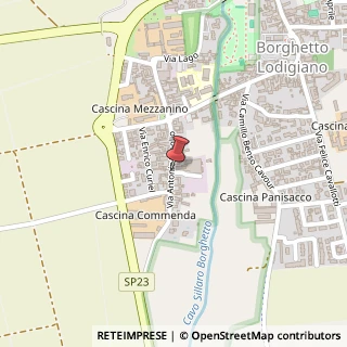 Mappa Via Troglio, 57, 26812 Borghetto Lodigiano, Lodi (Lombardia)