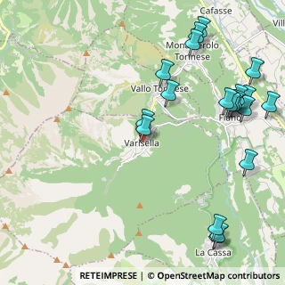 Mappa Via Don Giocondo Cabodi, 10070 Varisella TO, Italia (2.725)