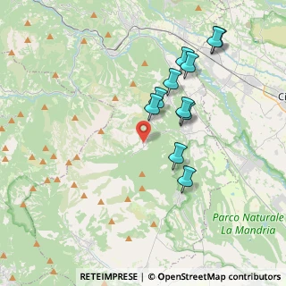 Mappa Via Don Giocondo Cabodi, 10070 Varisella TO, Italia (3.64545)