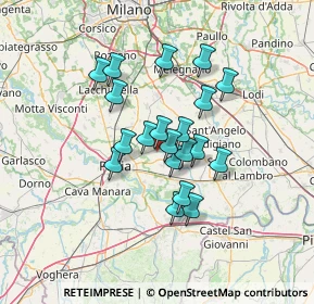 Mappa Via G. Carducci, 27010 Cura Carpignano PV, Italia (10.429)