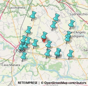 Mappa Via G. Carducci, 27010 Cura Carpignano PV, Italia (7.103)