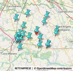 Mappa Via Francesco Petrarca, 27010 Cura Carpignano PV, Italia (7.05)