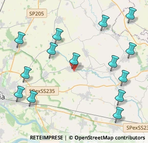 Mappa Via Francesco Petrarca, 27010 Cura Carpignano PV, Italia (5.13786)