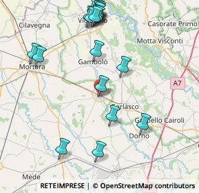 Mappa Via G. Mussini, 27020 Tromello PV, Italia (9.6625)