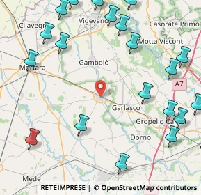Mappa Via G. Mussini, 27020 Tromello PV, Italia (11.6065)