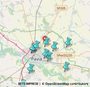 Mappa Via Vigentina, 27100 Pavia PV, Italia (3.73273)