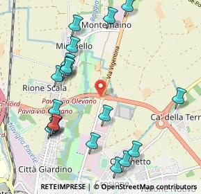 Mappa Via Vigentina, 27100 Pavia PV, Italia (1.155)