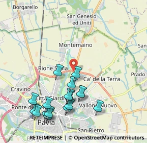 Mappa Via Vigentina, 27100 Pavia PV, Italia (2.25647)