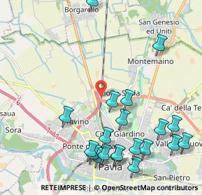 Mappa Via Alzaia, 27100 Pavia PV, Italia (2.5685)