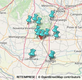 Mappa SR10var, 35042 Monselice PD, Italia (11.19143)
