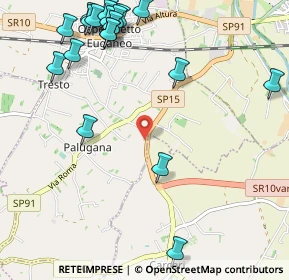 Mappa Via Giuseppe Verdi, 35040 Carceri PD, Italia (1.4155)