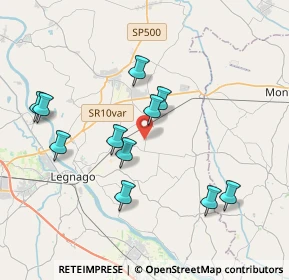 Mappa Via Olmo, 37040 Boschi Sant'Anna VR, Italia (3.73091)