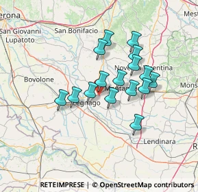 Mappa Via Olmo, 37040 Boschi Sant'Anna VR, Italia (11.01438)