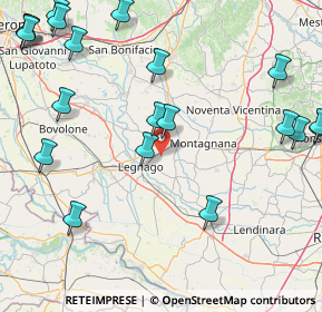 Mappa Via Olmo, 37040 Boschi Sant'Anna VR, Italia (22.9225)